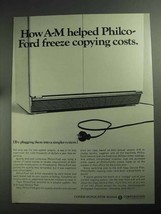 1968 A-M Copy Service Plan Ad - Philco-Ford Freeze - $18.49