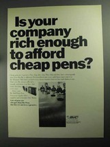 1968 Bic Pens Ad - Is Your Company Rich Enough? - £14.54 GBP