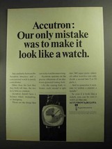 1968 Bulova Accutron Calendar V Watch Ad - Our Mistake - £14.46 GBP