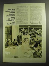 1968 City Public Service Board Ad - Texas Leaders - £14.78 GBP