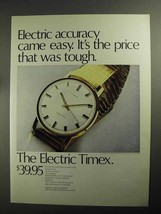 1968 Electric Timex Watch Ad - Accuracy Came Easy - £14.53 GBP