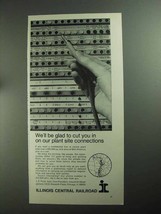 1968 Illinois Central Railroad Ad - Site Connections - £14.74 GBP