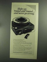 1968 Kodak Carousel 850 Projector Ad - Round and Round - £14.54 GBP