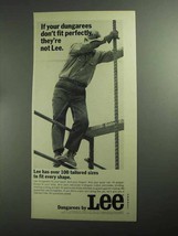 1968 Lee Ad - If Your Dungarees Don't Fit Perfectly - $18.49