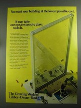 1968 Libbey-Owens-Ford Glass Ad - Building Lowest Cost - £14.62 GBP