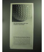 1968 Massachusetts Commerce Ad - Spaulding Acushnet - £14.73 GBP