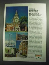 1968 Sinclair Oil Ad - George Washington Wept Here - £14.78 GBP