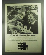 1968 The American Red Cross Ad - Coffee Doughnuts - £14.55 GBP