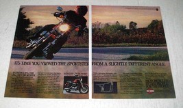 1982 Harley-Davidson Sportster Motorcycle Ad - Angle - $18.49