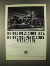 1993 Harley-Davidson Genuine Parts Ad - Since 1903 - £14.44 GBP