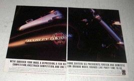 1993 Harley-Davidson Motorcycles Ad - Survived Wars - £14.54 GBP