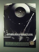 1996 Harley-Davidson Genuine Motor Accessories Ad - Art - $18.49