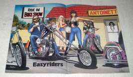 1997 David Mann Illustration - Ride In Bike Show - £14.65 GBP