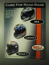 1999 Bell Helmets Ad - M4, Legacy, Star 1 - $18.49