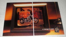 1999 Harley-Davidson FXSTC Softail Custom Motorcycle Ad - $18.49