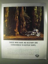 1999 Harley-Davidson Motorcycle Ad - Have No History - $18.49