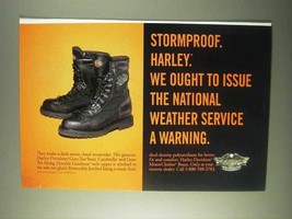 1999 Harley-Davidson Gore-Tex Boot Ad - Stormproof - £14.55 GBP