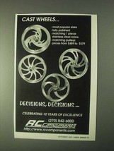 1999 RC Components Cast Wheels Ad - £14.59 GBP