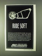 1999 RC Components Street Comp Softtail-Style Frames Ad - Ride Soft - $18.49