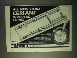 1999 Storz Ceriani Inverted Forks Ad - £14.53 GBP