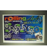 2000 Arlen Ness Rolling Billet Wheels Ad! - £14.78 GBP