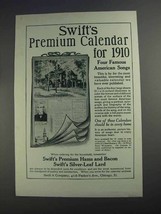 1912 Swift's Premium Hams, Bacon & Silver-Leaf Lard Ad - $18.49