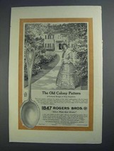 1912 1847 Rogers Bros. Old Colony Sugar Shell Ad - $18.49