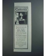 1913 Union Pacific Railroad Ad - California - £14.54 GBP