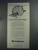 1925 Westinghouse Electric Ad - Letters From the People - £14.78 GBP