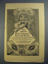 1913 Swift's Premium Ham and Bacon Ad - Little Cook - $18.49