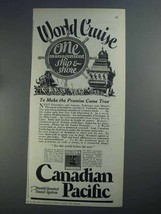 1926 Canadian Pacific Cruise Ad - One Management - £13.82 GBP