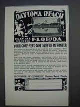 1927 Daytona Beach Florida Ad - Golf Need Not Suffer - £14.55 GBP