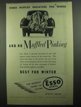 1939 Esso Ethyl Gasoline Ad - No Muffled Pinking - £14.53 GBP