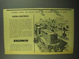 1942 Baldwin Diesel-Electric Switching Locomotives Ad - £14.76 GBP