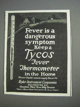 1925 Tycos Fever Thermometer Ad - Dangerous Symptom - £15.25 GBP