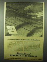 1943 International Minerals and Chemicals Ad - Farmers - £14.50 GBP