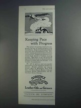1927 Gargoyle Leather Oils and Greases Ad - Progress - £14.53 GBP