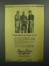 1943 Rogers Peet Suits of Scotch Tweedloom Ad - £14.58 GBP