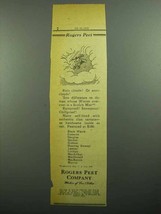 1943 Rogers Peet Scotch Mist Overcoat Ad - Rain Clouds? - £14.58 GBP