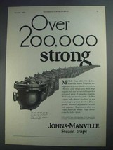 1927 Johns-Manville Steam Traps Ad - 200,000 Strong - £14.81 GBP