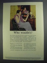 1927 Lambert Pharmacal Listerine Ad - Who Wouldn&#39;t? - £14.78 GBP