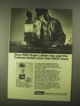 1968 Coleman Lantern Ad - Used More than 6000 Hours - $18.49