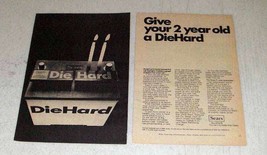 1968 DieHard Battery Ad - Give Your 2 Year Old DieHard - £14.48 GBP