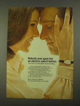 1968 Electric Timex Watch Ad - Nobody Gave Her Before - £14.53 GBP
