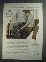 1927 USMC Ad - Shank reducing machine Model A - £14.57 GBP