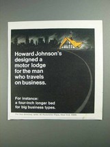 1968 Howard Johnson&#39;s Motor Lodge Ad - On Business - $18.49