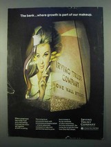 1968 Irving Trust Company Ad - Growth is Part of Makeup - $18.49