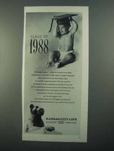 1968 Kansas City Life Ad - Class of 1988 - $18.49