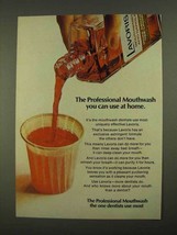 1968 Lavoris Mouthwash Ad - You Can Use At Home - $18.49
