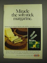 1968 Kraft Whipped Miracle Margarine Ad - Soft-Stick - $18.49